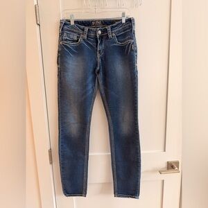 Silver Jeans Women's Medium Blue Skinny Jeans